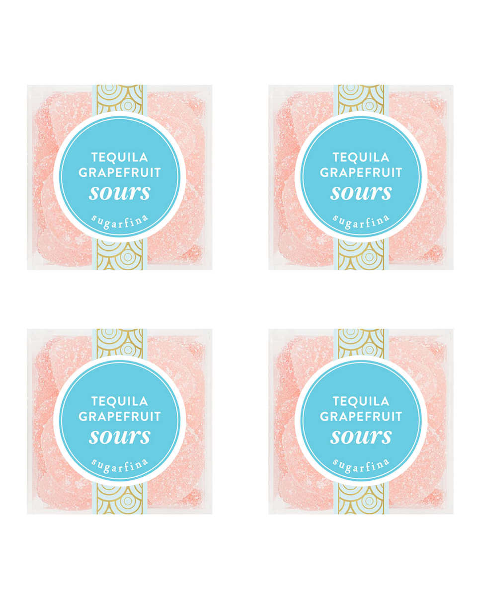 Tequila Grapefruit Sours, Small Cube 4-piece Candy Set